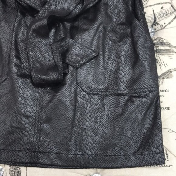 Rachel Rachel Roy Keni Snake-Embossed Skirt - Picture 3 of 6